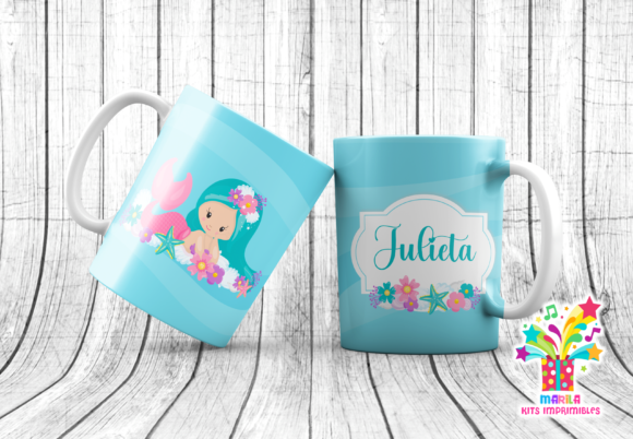 Download Mermaid Mug Sublimation Designs #3 - Mug sublimation Collection