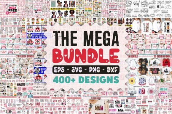 Download The Big SVG T-Shirt Design Mega Bundle - Bundle Collection
