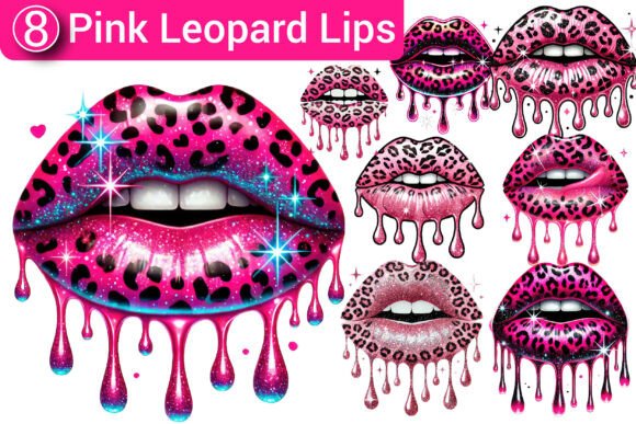 Download Leopard Lips Clipart Sublimation Bundle - Bundle Collection