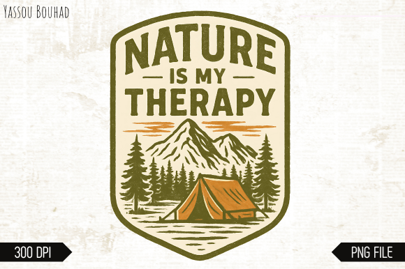 Download Nature is My Therapy Png, Camping Png - Nature Collection