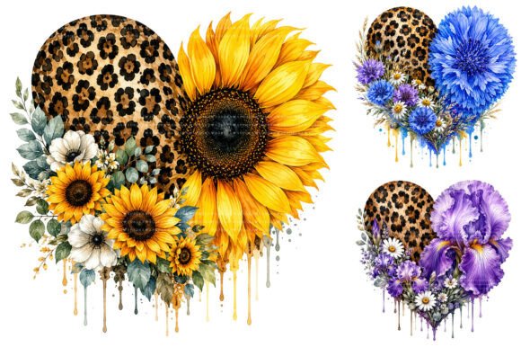 Download Leopard Floral Sublimation PNG Bundle - Bundle Collection