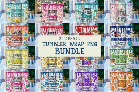 Download 3D Tumbler Wrap Png Bundle - Bundle Collection