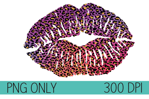 Download Distressed Leopard Lips - Leopard Collection