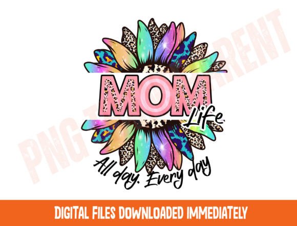 Download Leopard Mom Life PNG, Summer Mama Design - Leopard Collection
