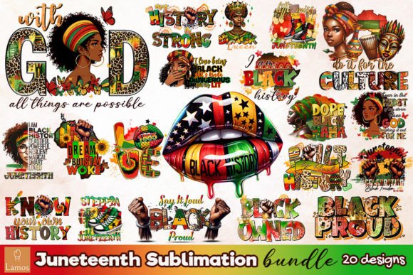 Download Juneteenth Sublimation Bundle - Bundle Collection