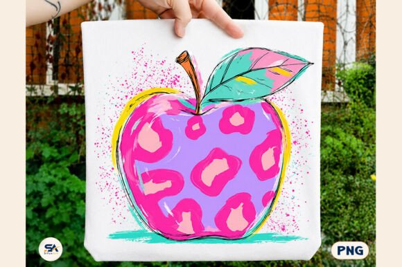 Download Leopard Apple Teacher PNG Back to School - Leopard Collection