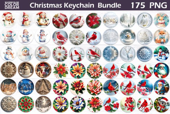 Download Christmas Keychain Bundle - Bundle Collection