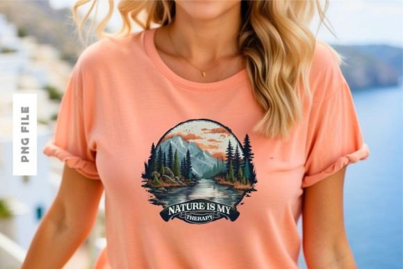 Download Nature is My Therapy T-shirt Design - Nature Collection