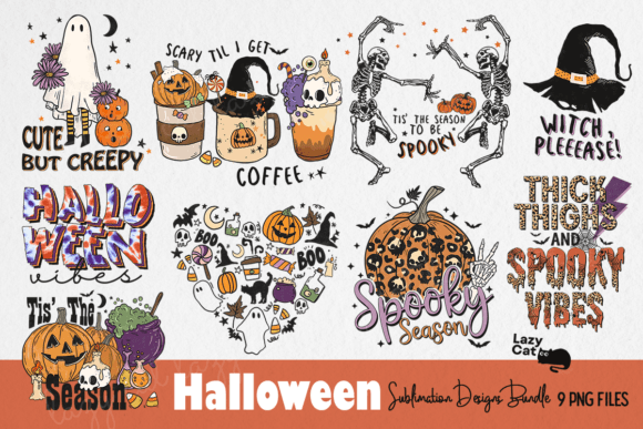 Download Halloween PNG Sublimation Bundle - Bundle Collection