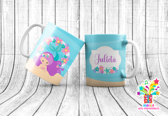 Download Mermaid Mug Sublimation Designs #2 - Mug sublimation Collection