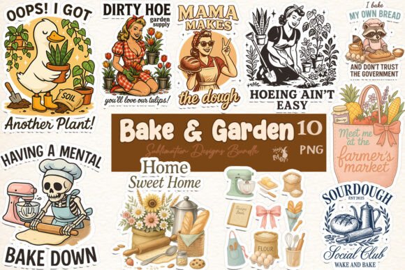 Download Bake &amp; Garden Sublimation Bundle - Bundle Collection