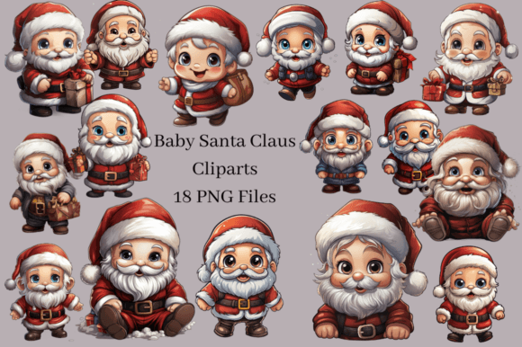 Download Baby Santa Clause, Cute Christmas Bundle - Bundle Collection