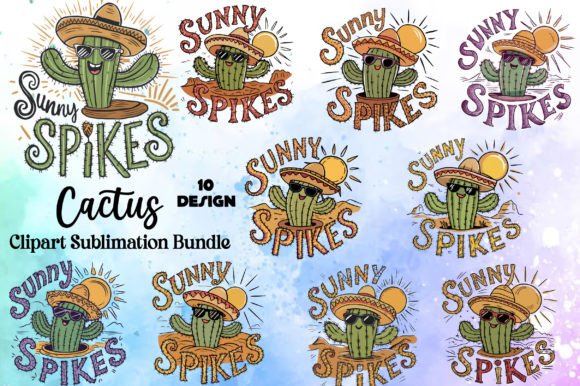 Download Cactus Sublimation PNG Bundle - Bundle Collection