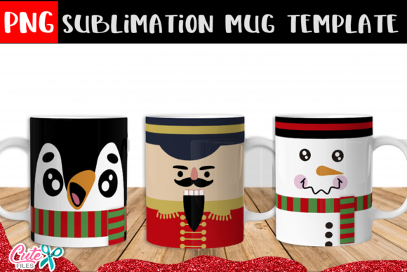 Download Christmas Faces Mug Sublimation Designs - Mug sublimation Collection