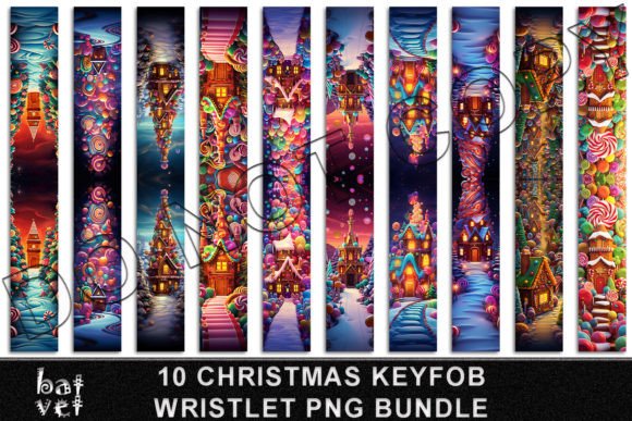 Download Christmas Keychain Sublimation Bundle - Bundle Collection