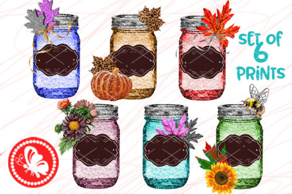 Download Mason Jar Bundle Sublimation Transfers - Bundle Collection