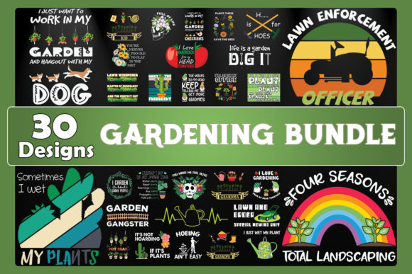 Download Gardening Bundle SVG 30 Designs - Bundle Collection