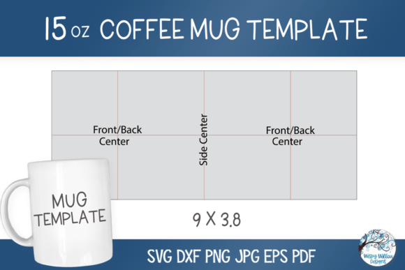 Download 15 Ounce Coffee Mug Sublimation Template - Mug sublimation Collection
